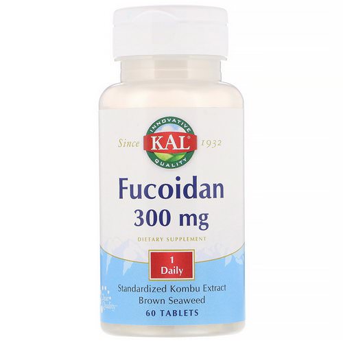 KAL, Fucoidan, 300 mg, 60 Tablets Review