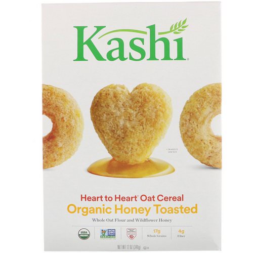 Kashi, Heart to Heart Oat Cereal, Organic Honey Toasted, 12 oz (340 g) Review