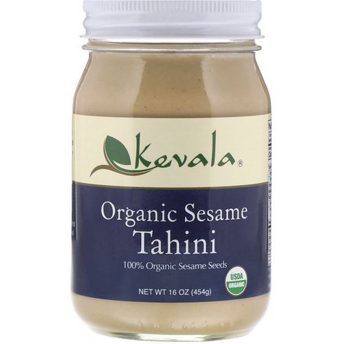 Kevala, Organic Sesame Tahini, 16 oz (454 g) Review