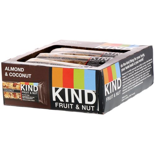 KIND Bars, Fruit & Nut Bar, Almond & Coconut, 12 Bars, 1.4 oz (40 g) Each Review