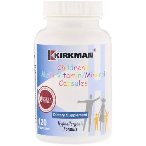 Kirkman Labs, Children's Multi-Vitamin/Mineral Capsules, 120 Capsules Review