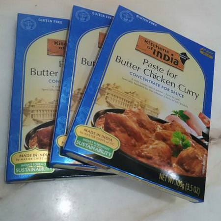 Kitchens of India, Paste for Butter Chicken Curry, Concentrate for Sauce