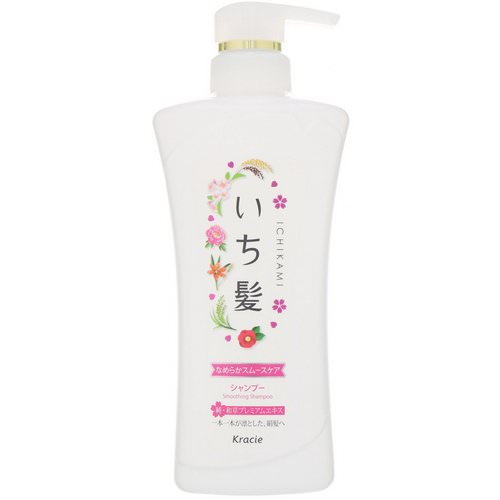 Kracie, Ichikami, Smoothing Shampoo, 16.2 fl oz (480 ml) Review