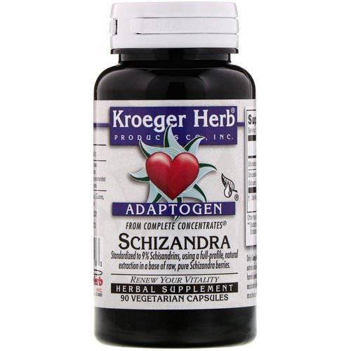 Kroeger Herb Co, Complete Concentrates, Schizandra, 90 Vegetarian Capsules Review