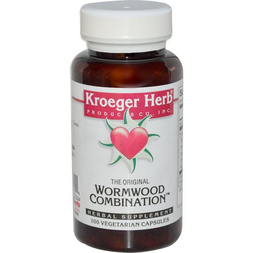 Kroeger Herb Co, The Original Wormwood Combination, 100 Veggie Caps Review