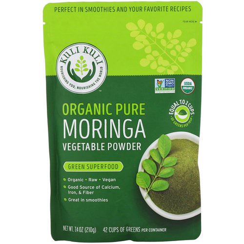Kuli Kuli, Organic Pure Moringa Vegetable Powder, 7.4 oz (210 g) Review