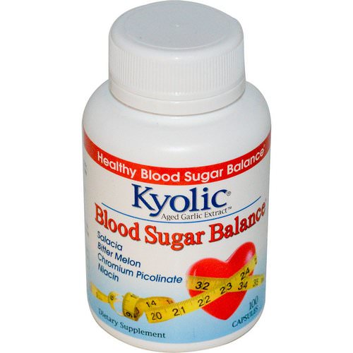 Kyolic, Aged Garlic Extract, Blood Sugar Balance, 100 Capsules Review