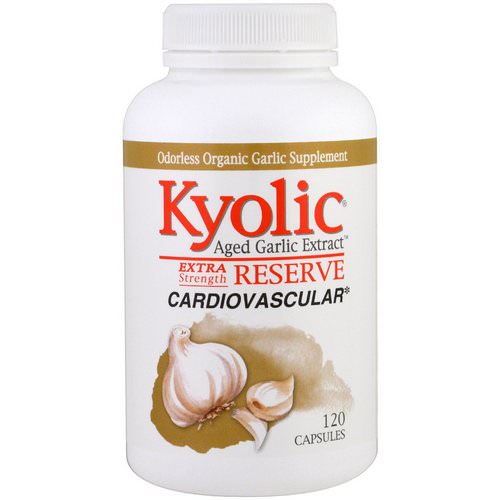 Kyolic, Aged Garlic Extract, Extra Strength Reserve, 120 Capsules Review