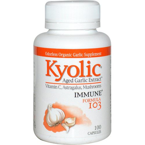 Kyolic, Aged Garlic Extract, Immune Formula 103, 100 Capsules Review