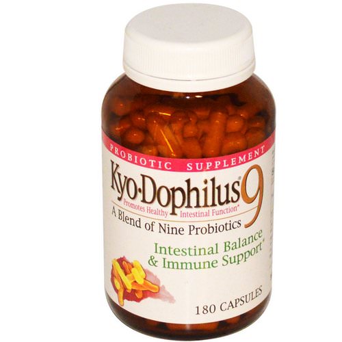 Kyolic, Kyo-Dophilus 9, Intestinal Balance & Immune Support, 180 Capsules Review