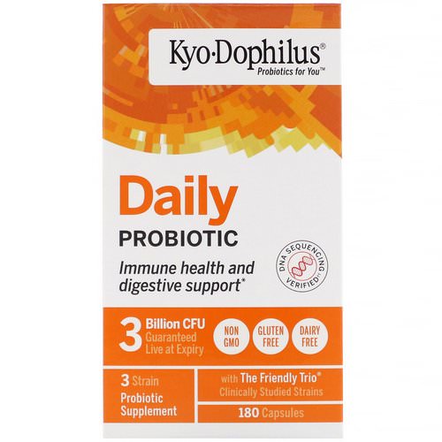 Kyolic, Kyo-Dophilus, Daily Probiotic, 180 Capsules Review