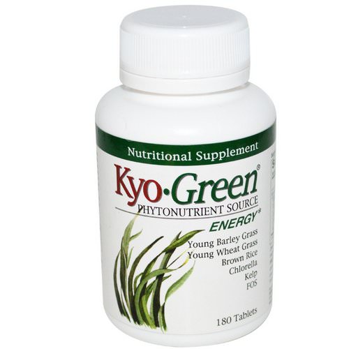 Kyolic, Kyo-Green Phytonutrient Source, Energy, 180 Tablets Review