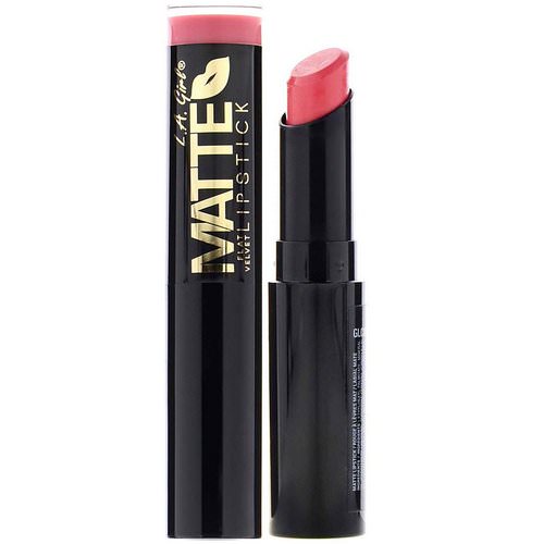 L.A. Girl, Matte Flat Velvet Lipstick, Hush, 0.10 oz (3 g) Review