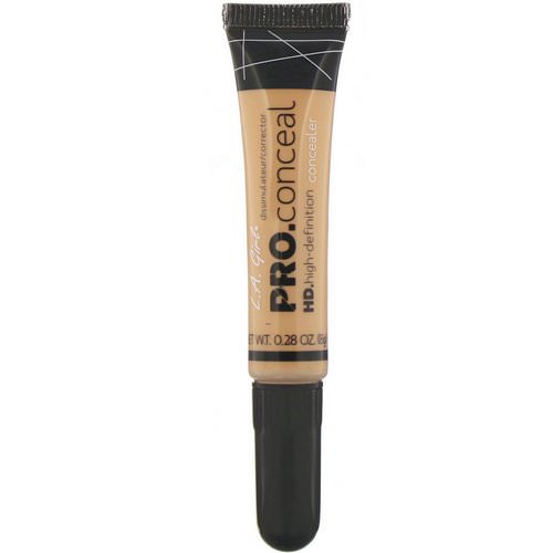 L.A. Girl, Pro Conceal HD Concealer, Creamy Beige, 0.28 oz (8 g) Review