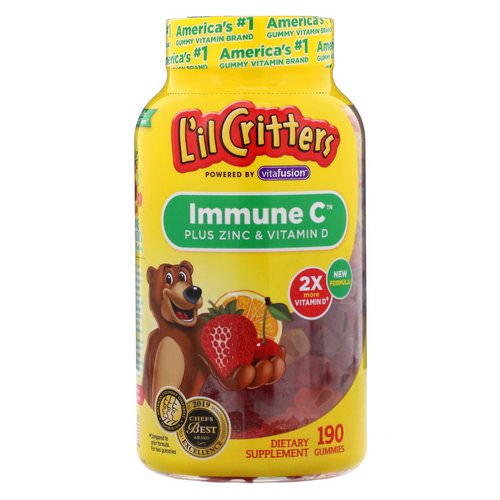 L'il Critters, Immune C Plus Zinc & Vitamin D, 190 Gummies Review