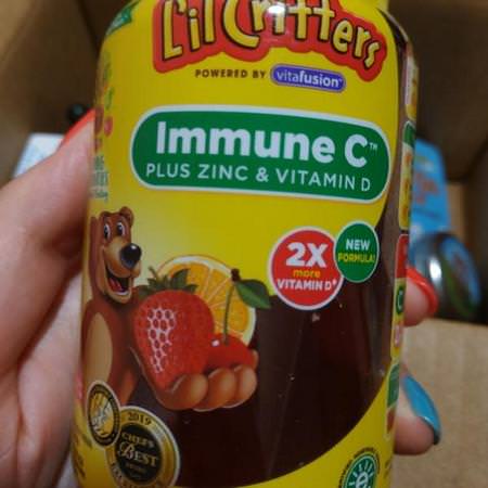 L'il Critters, Immune C Plus Zinc & Vitamin D, 60 Gummies Review