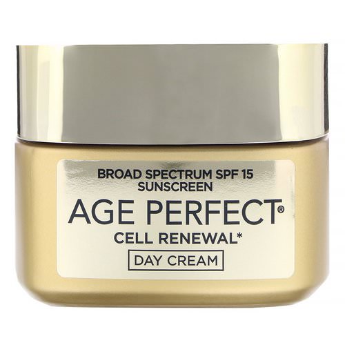 L'Oreal, Age Perfect Cell Renewal, Skin Renewing Day Cream Moisturizer, SPF 15, 1.7 oz (48 g) Review