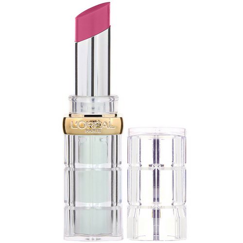 L'Oreal, Color Rich Shine Lipstick, 914 Glazed Pink, 0.1 oz (3 g) Review