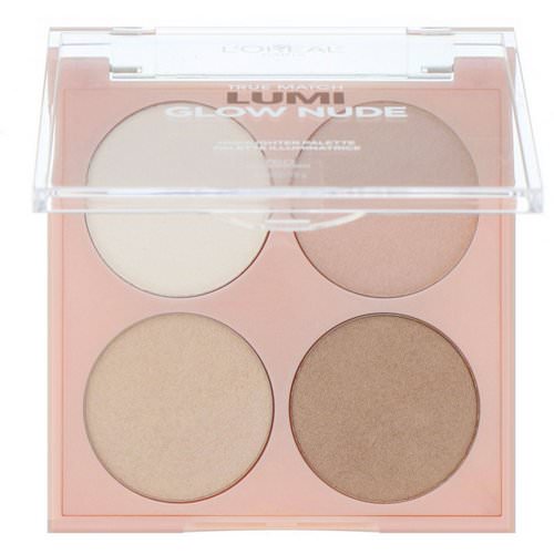 L'Oreal, True Match Lumi Glow Nude Highlighter Palette, 760 Moonkissed, 0.26 oz (7.3 g) Review