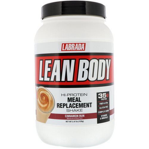 Labrada Nutrition, Lean Body, Hi-Protein Meal Replacement Shake, Cinnamon Bun, 2.47 lbs (1120 g) Review