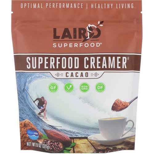 Laird Superfood, Superfood Creamer, Cacao, 8 oz (227 g) Review
