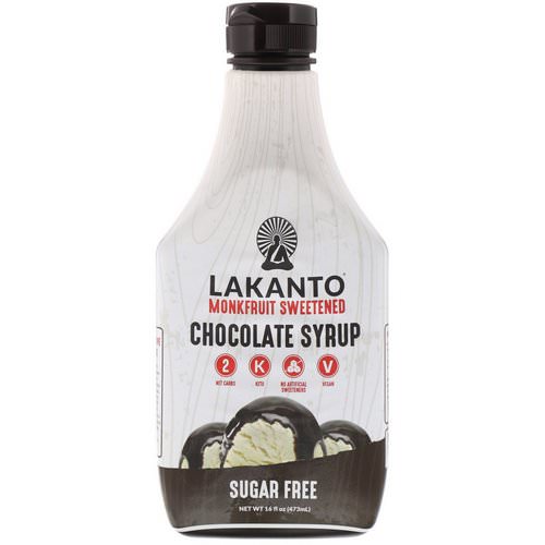 Lakanto, Monkfruit Sweetened Chocolate Syrup, 16 fl oz (473 ml) Review