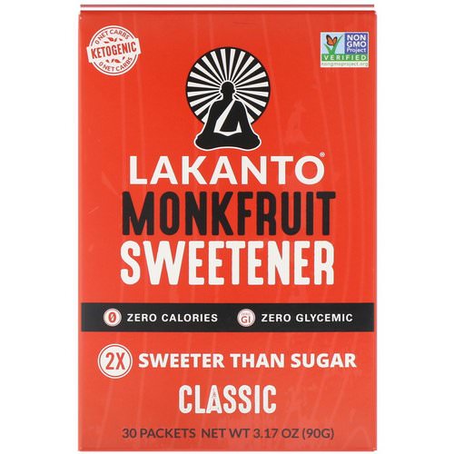 Lakanto, Monkfruit Sweetener, Classic, 3.17 oz (90 g) Review