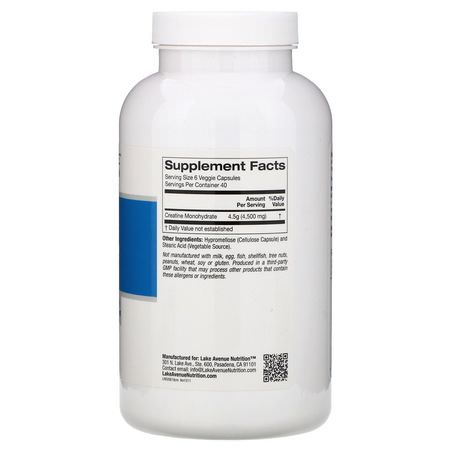 Creatine Monohydrate, Creatine, Muscle Builders, Sports Nutrition