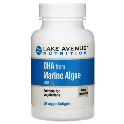 Lake Avenue Nutrition, DHA from Marine Algae, Vegetarian Omega, 200 mg, 60 Veggie Softgels Review