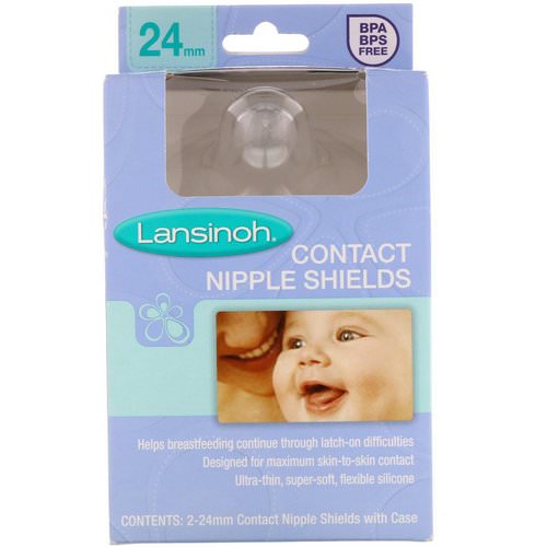 Lansinoh, Contact Nipple Shields with Case, 2 Pack 2-24 mm Review