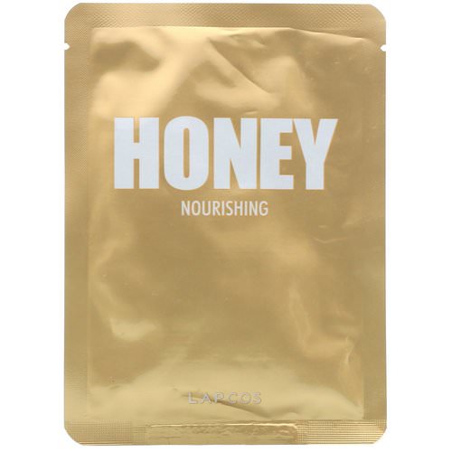 Lapcos, Honey Sheet Mask, Nourishing, 1 Mask, 0.91 fl oz (27 ml) Review