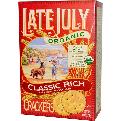 Late July, Organic Classic Rich Crackers, 6 oz (170 g) Review