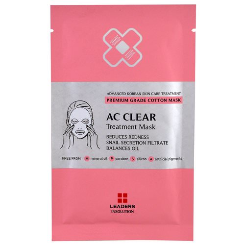 Leaders, AC Clear Treatment Mask, 1 Mask Review