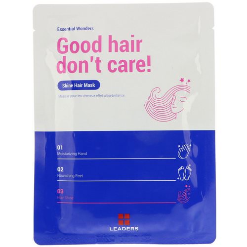 Leaders, Essential Wonders, Good Hair Don't Care, Shine Hair Mask, 1 Mask, 30 ml Review