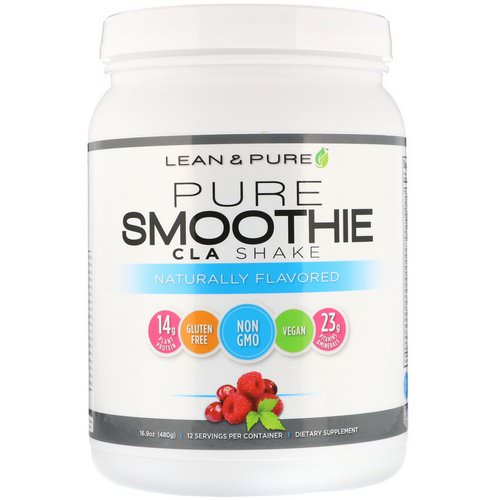 Lean & Pure, Pure Smoothie CLA Shake, Naturally Flavored, 16.9 oz (480 g) Review