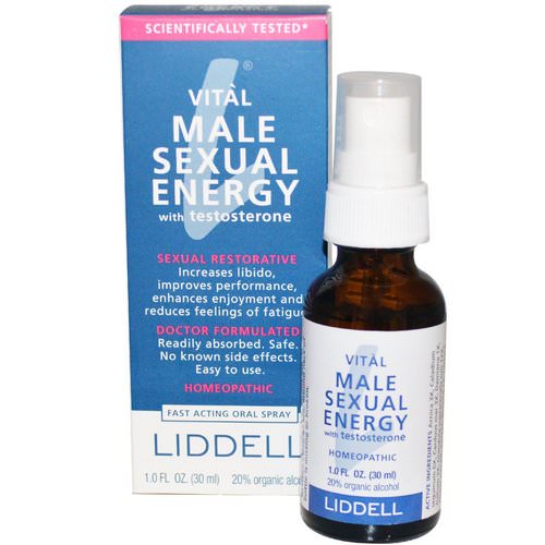 Liddell, Vital Male Sexual Energy with Testosterone, 1.0 fl oz (30 ml) Review