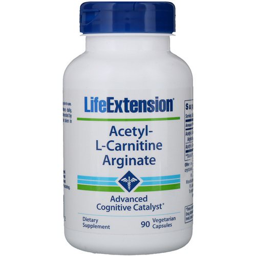 Life Extension, Acetyl-L-Carnitine Arginate, 90 Vegetarian Capsules Review