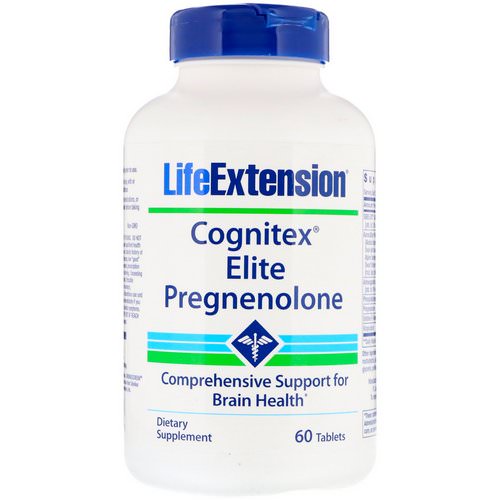 Life Extension, Cognitex Elite Pregnenolone, 60 Tablets Review