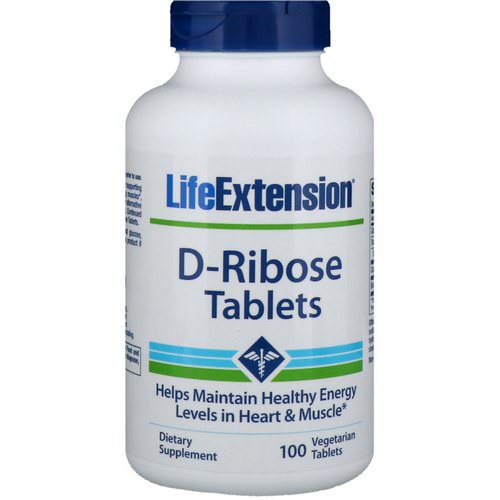 Life Extension, D-Ribose Tablets, 100 Vegetarian Tablets Review