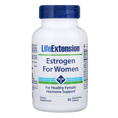 Life Extension, Estrogen for Women, 30 Vegetarian Tablets Review