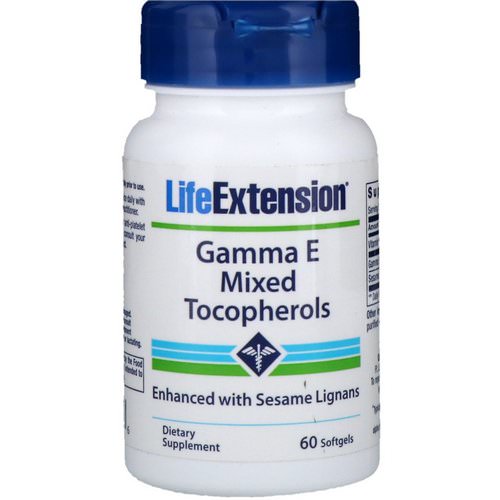 Life Extension, Gamma E Mixed Tocopherols, 60 Softgels Review