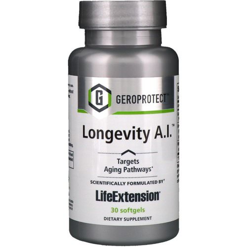 Life Extension, Geroprotect, Longevity A.I, 30 Softgels Review