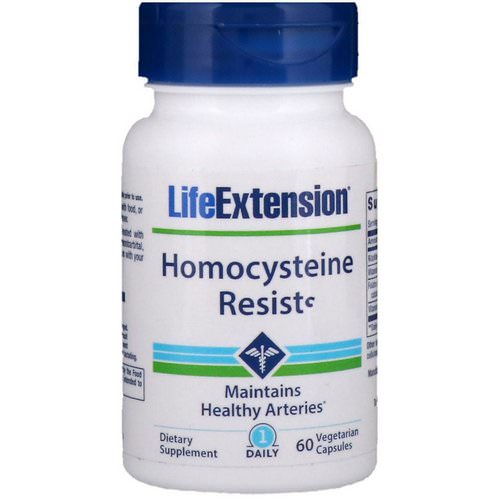 Life Extension, Homocysteine Resist, 60 Vegetarian Capsules Review