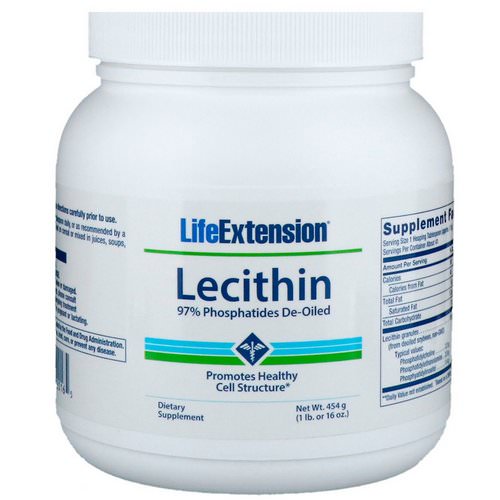 Life Extension, Lecithin, 16 oz (454 g) Review