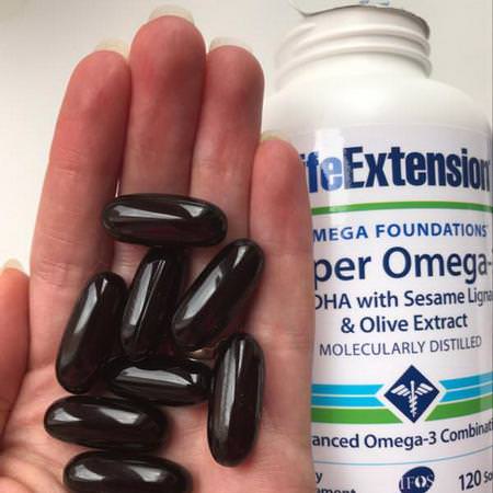 Supplements Fish Oil Omegas EPA DHA Omega-3 Fish Oil Life Extension