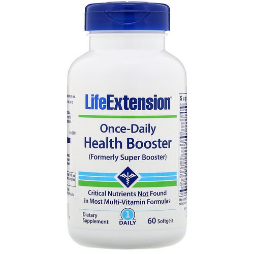 Life Extension, Once-Daily Health Booster, 60 Softgels Review