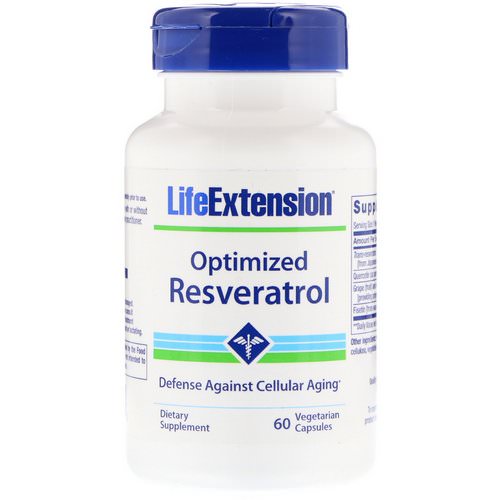 Life Extension, Optimized Resveratrol, 60 Vegetarian Capsules Review