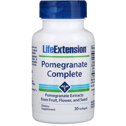 Life Extension, Pomegranate Complete, 30 Softgels Review