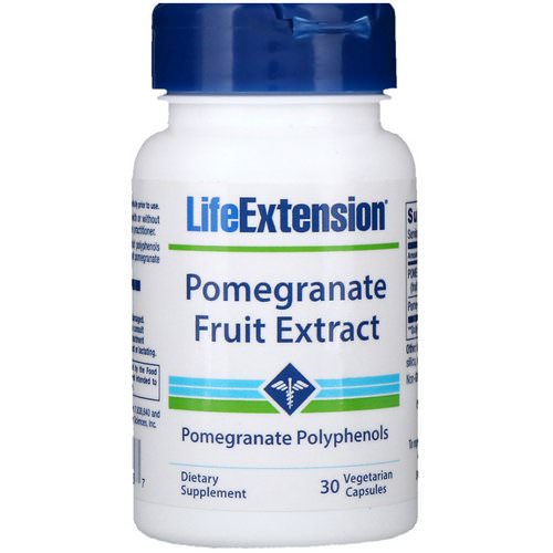 Life Extension, Pomegranate Fruit Extract, 30 Vegetarian Capsules Review