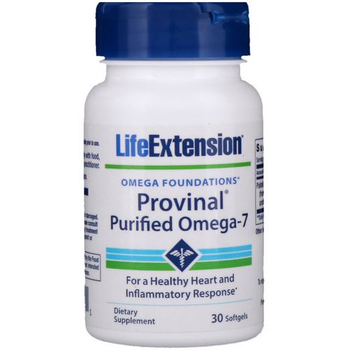 Life Extension, Provinal Purified Omega-7, 30 Softgels Review